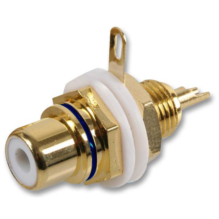Multicomp JRO581 – Reliable RCA Chassis Mount Jack with Washer Ring for Industrial Applications