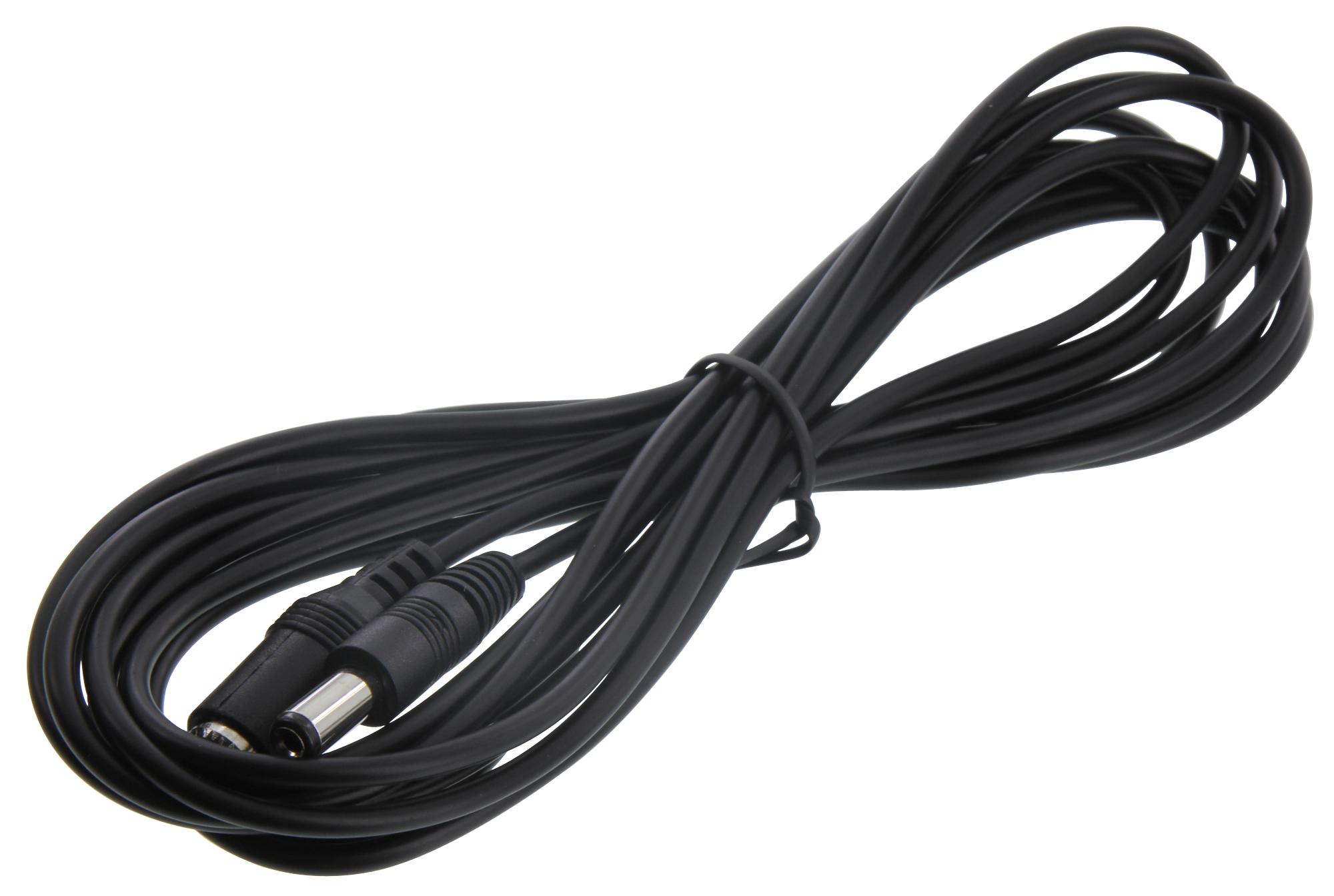 Multicomp Series Power Cord 2.1mm DC Plug to Socket: JR8306-3M