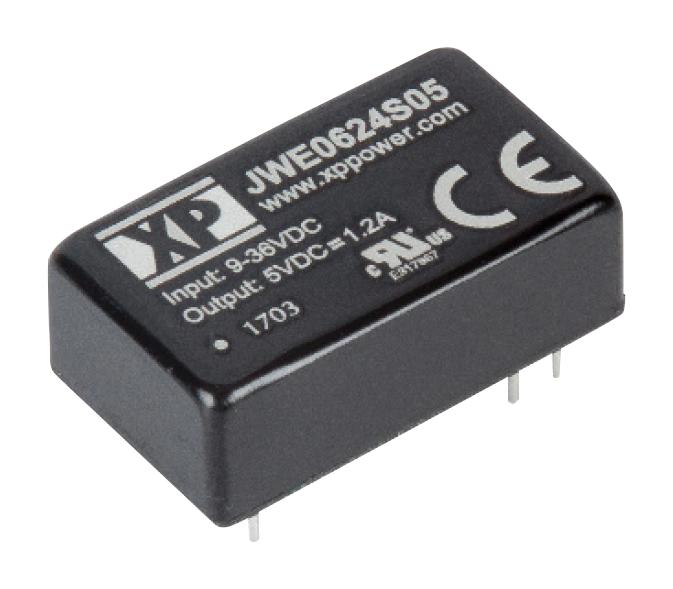XP Power Series JWEO6 6W DC-DC Converter: JWE0624S3V3