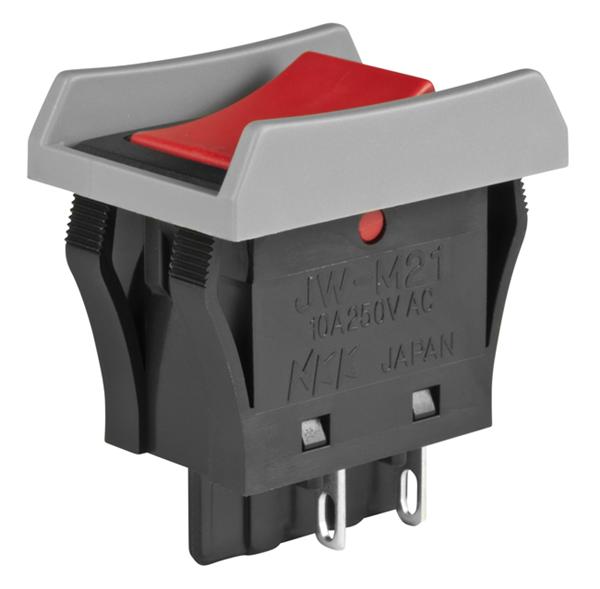 NKK Series JW Power Rocker Switch: JWM21BCAH