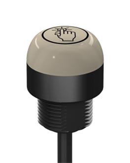 Banner Series K30 IP67 Touch Button: K30PTALRGB7QP