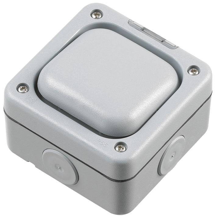 MK Series Masterseal Impact-Resistant IP66 Socket Outlet: K56400GRY