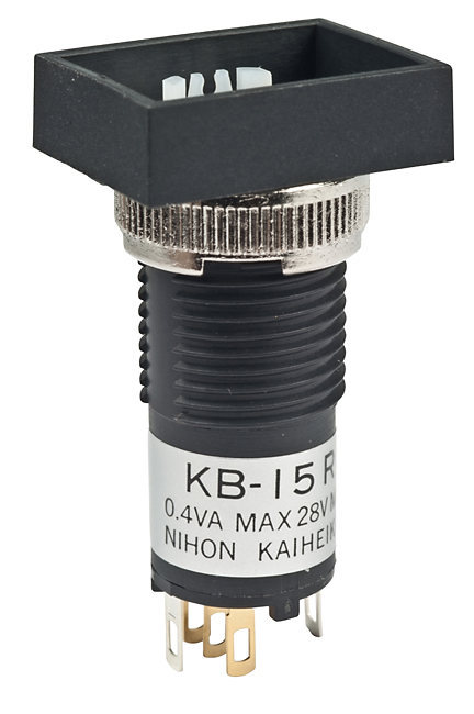 NKK Series KB Miniature Pushbuttons: KB15RKG01
