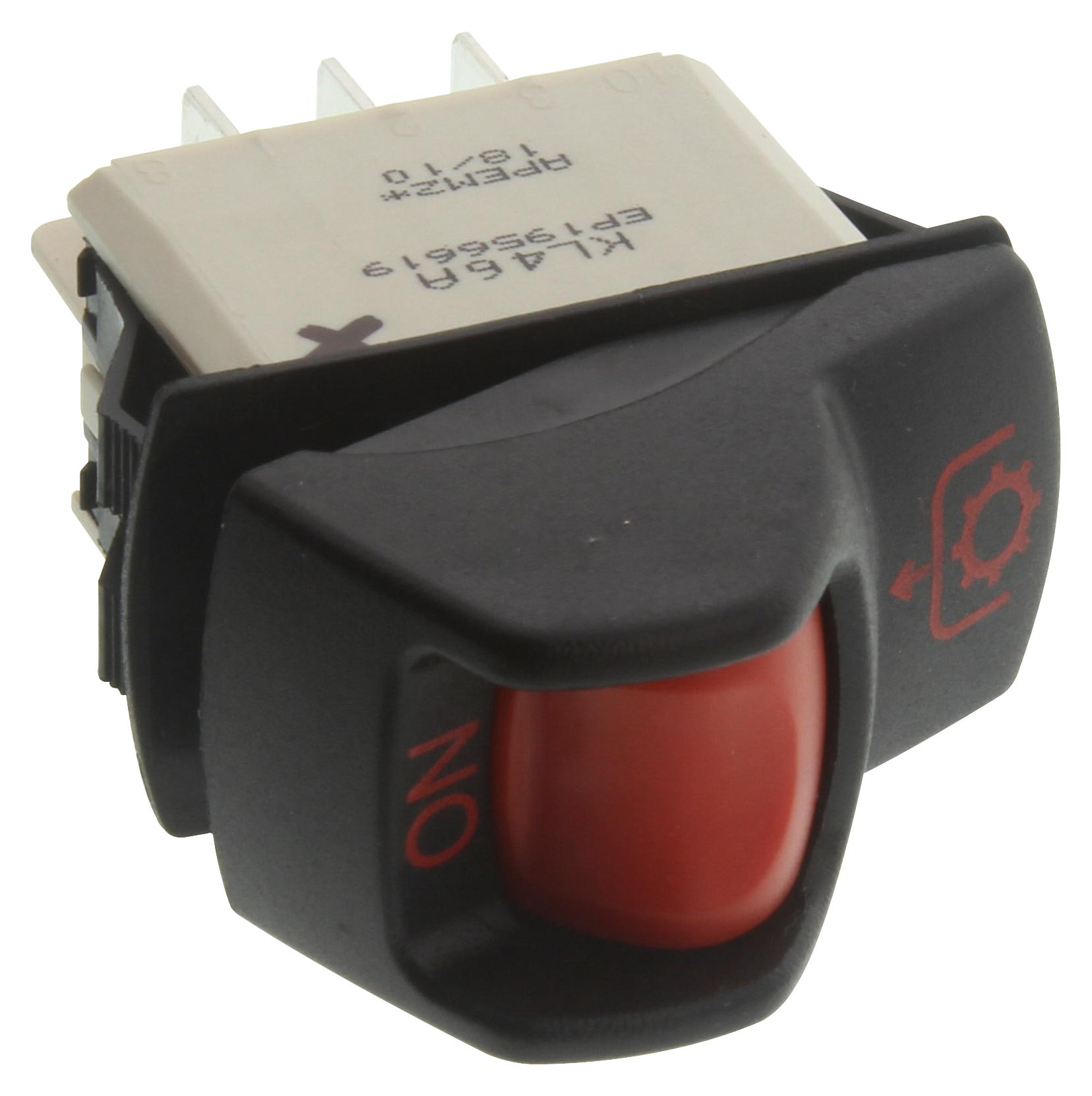 APEM Series KL Locking Power Rocker Switch: KL46FAXXG126N01616
