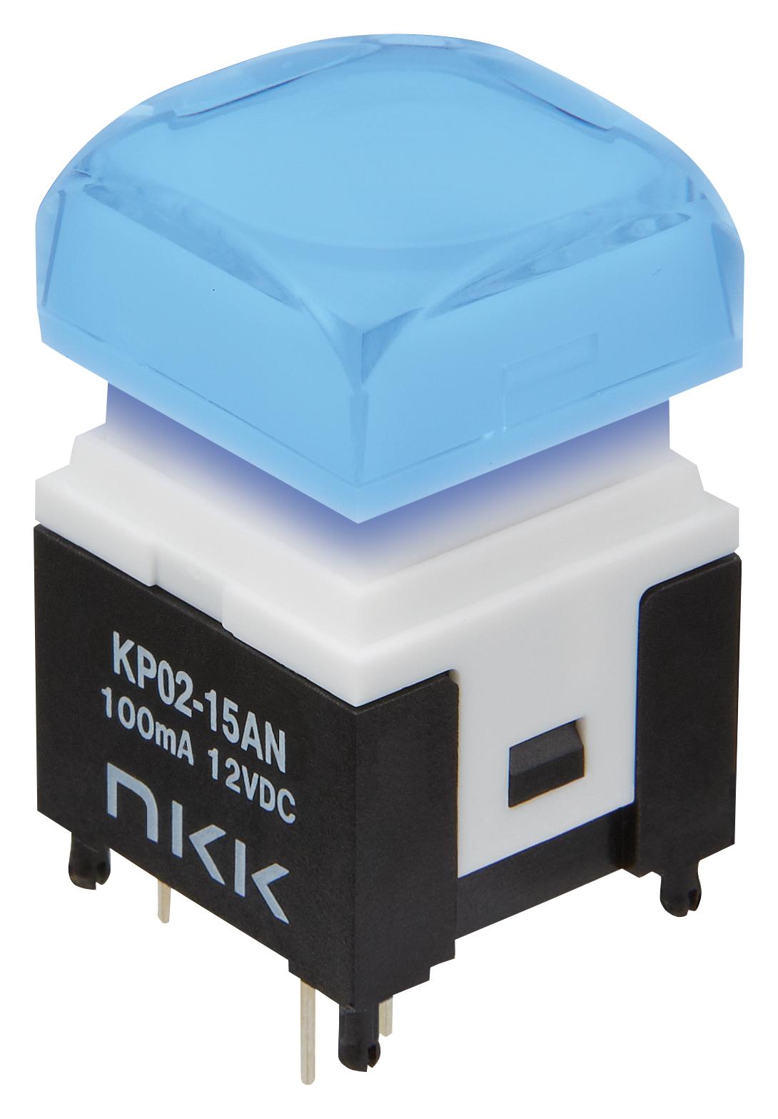 NKK Series KP Illuminated Pushbutton: KP0215ANBKG036G2SJB