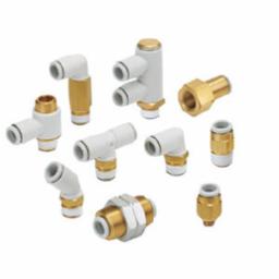 SMC Series KQ2 6mm Pneumatic Fitting: KQ2S0602AS