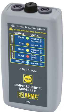 AEMC L111 – Reliable Current Data Logger for Industrial Applications