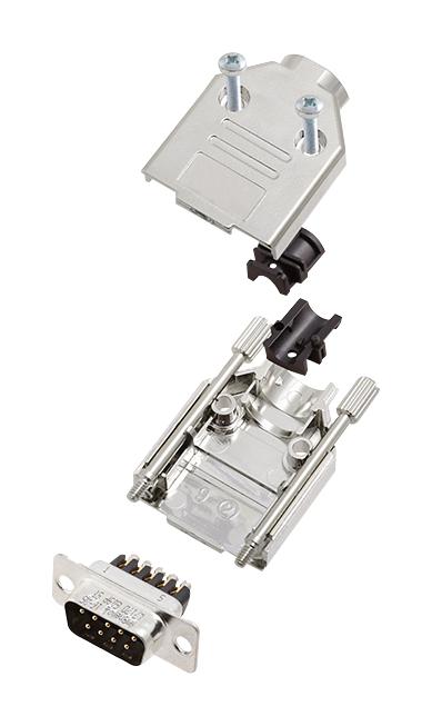 Amphenol Series D-Sub Metalized Plastic Hoods: L17DTPKM15L717DA15PST