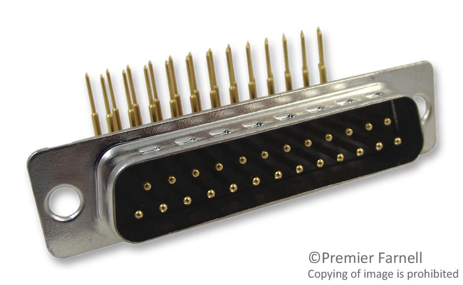 Amphenol Series D-Sub: Fixed Machined Contact Connector with High Current Capacity