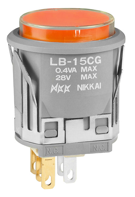 Buy NKK Switches Series LB Part Number LB15CGG015D05JD Online