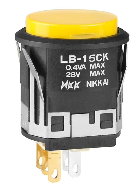 NKK LB15CKG01E – Reliable Illuminated Pushbutton for Industrial Applications