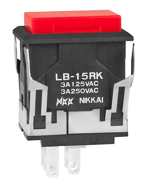 Buy NKK LB15RKW01C Illuminated Pushbutton Part Number LB15RKW01C Online