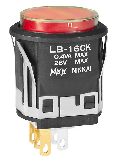 NKK Series LB Illuminated Pushbutton: LB16CKG015C05JC