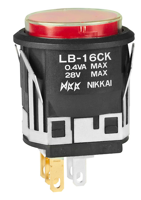 NKK Series LB Illuminated Pushbutton: LB16CKW015C05JC