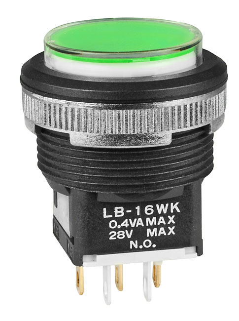 NKK Series LB Waterproof Pushbutton: LB16WKG015FJF