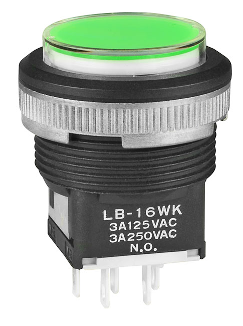 NKK Series LB Pushbutton: LB16WKW015FJF