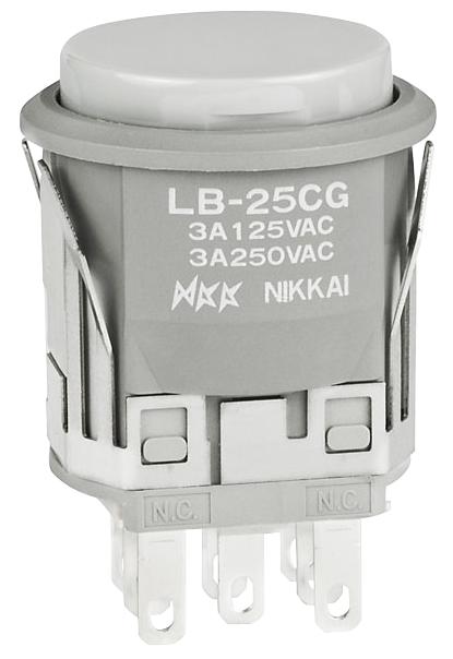 Buy NKK Switches LB25CGW01H Part Number LB25CGW01H Online
