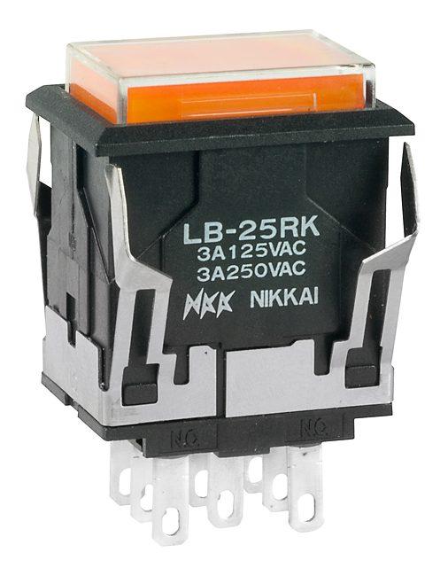 Buy NKK Switches LB25RKW015DJD Part Number LB25RKW015DJD Online