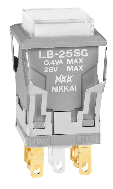 NKK Switches LB25SGG015F24JB – Reliable Illuminated Pushbutton for Industrial Applications