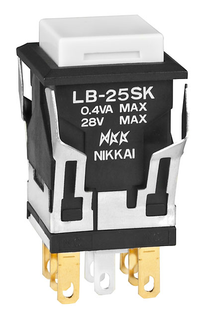 NKK Switches LB25SKG01BJ – Reliable Illuminated Pushbutton for Industrial Applications