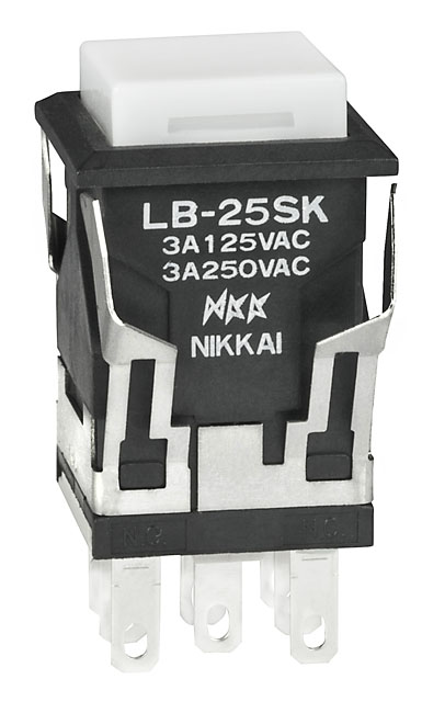 Buy NKK Switches Series LB Part Number LB25SKW011FB Online