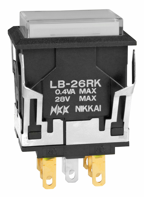 NKK LB26RKG015C12JB – Reliable Illuminated Pushbutton for Industrial Applications