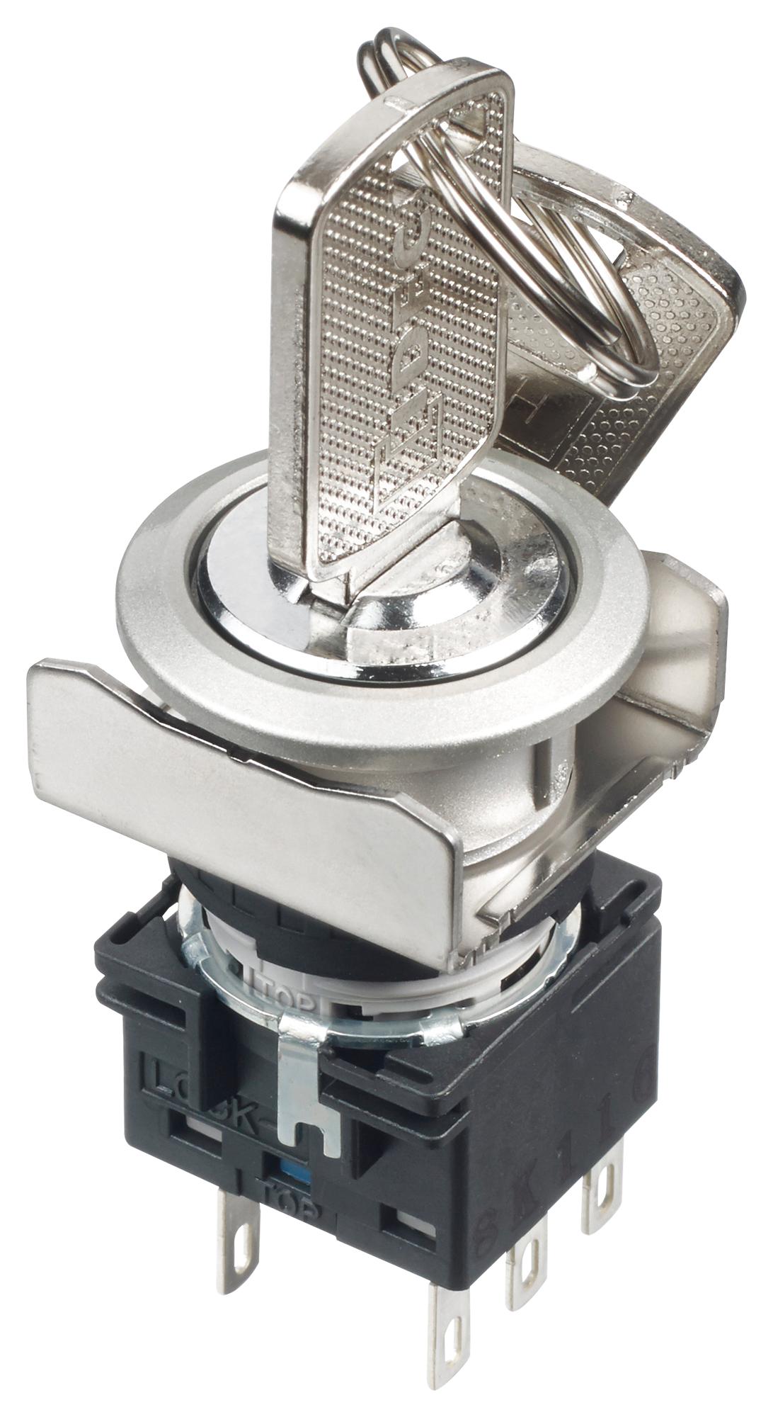 IDEC Series LB Key Selector Switch: LB6MK3ST6A