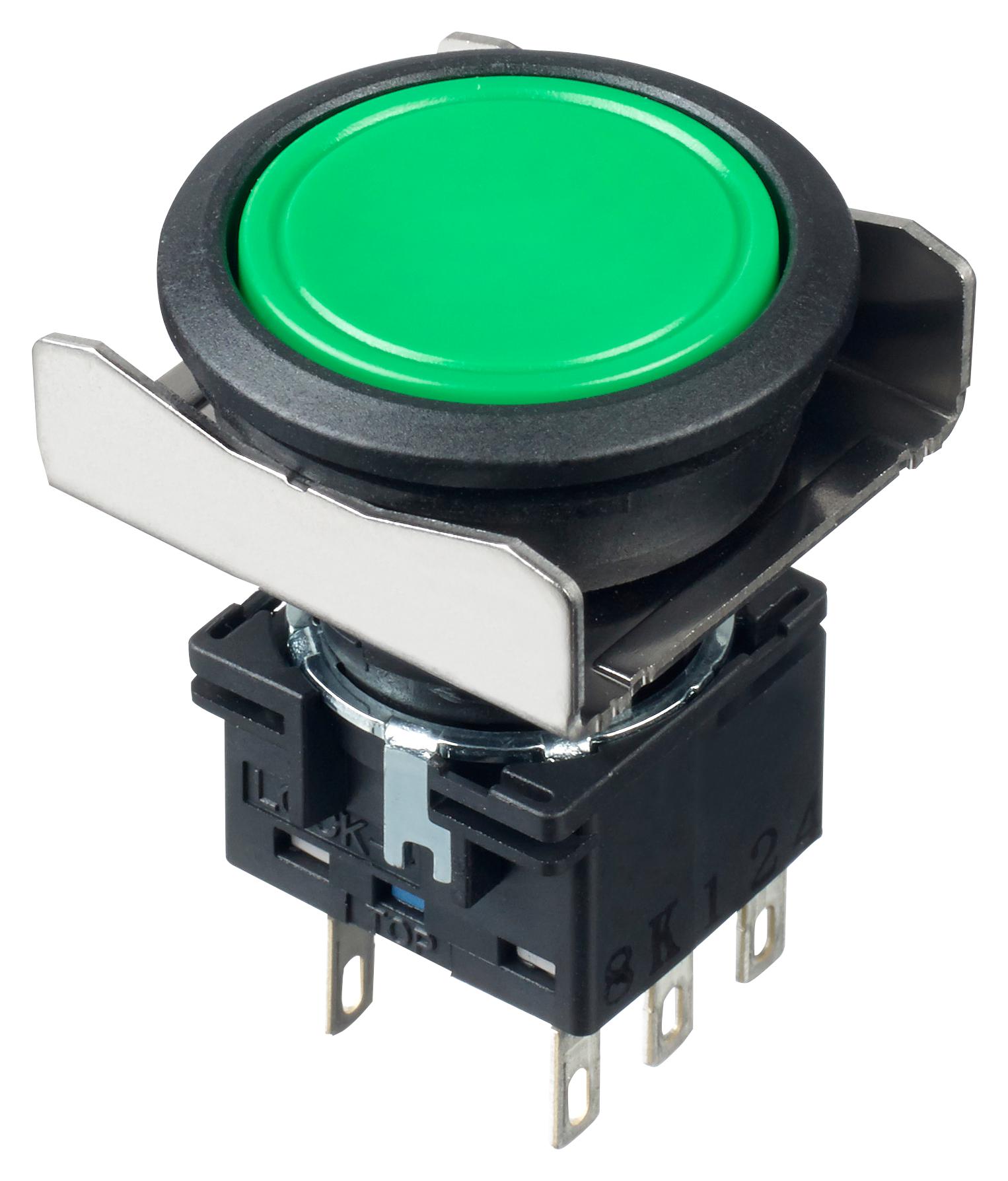 IDE Series LBW: Flush Mount Switches and Pilot Lights LBW6BM1T6G