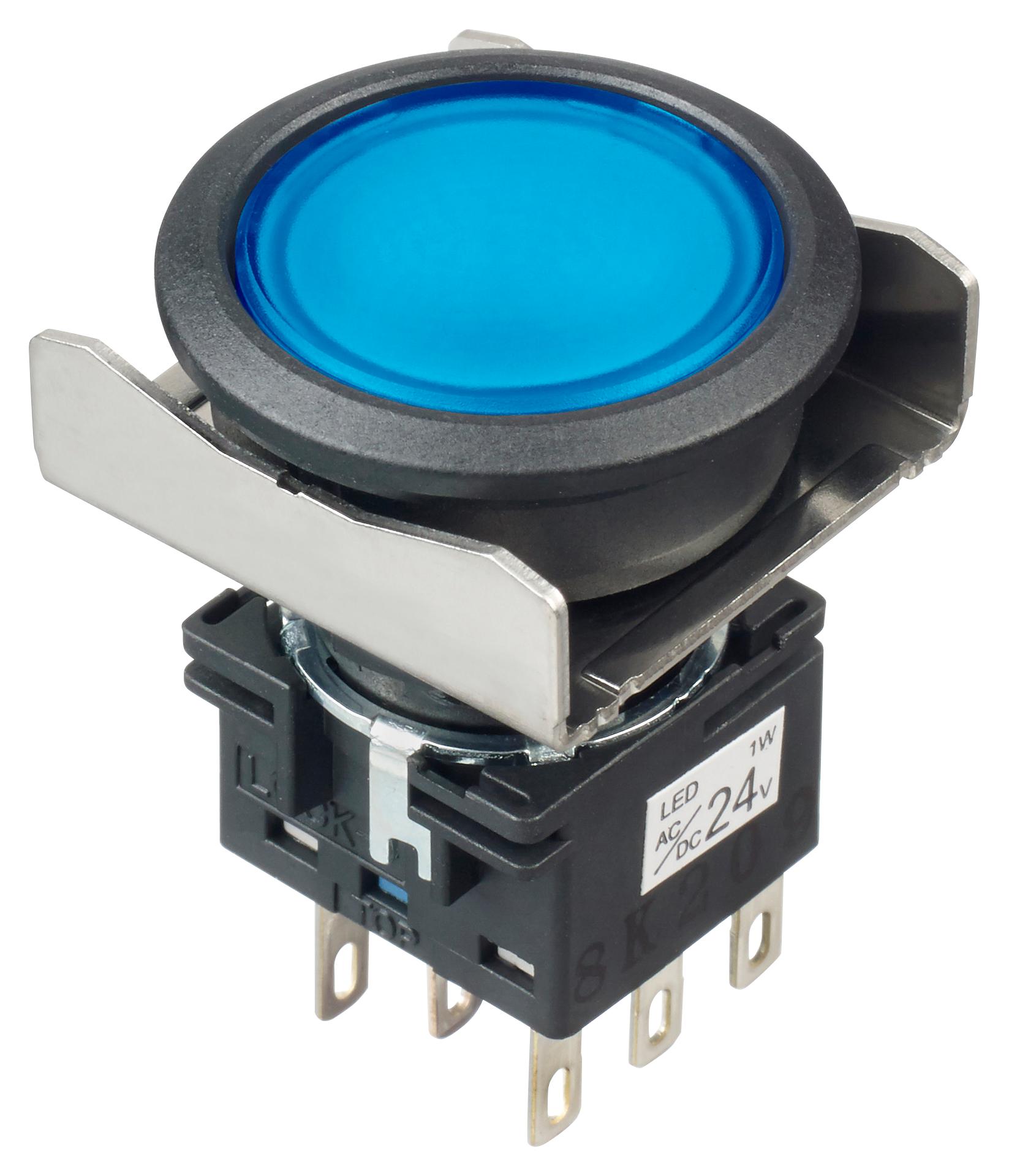 IDEC LBW6LA1RT64WS - Reliable Illuminated Pushbutton for Industrial Applications