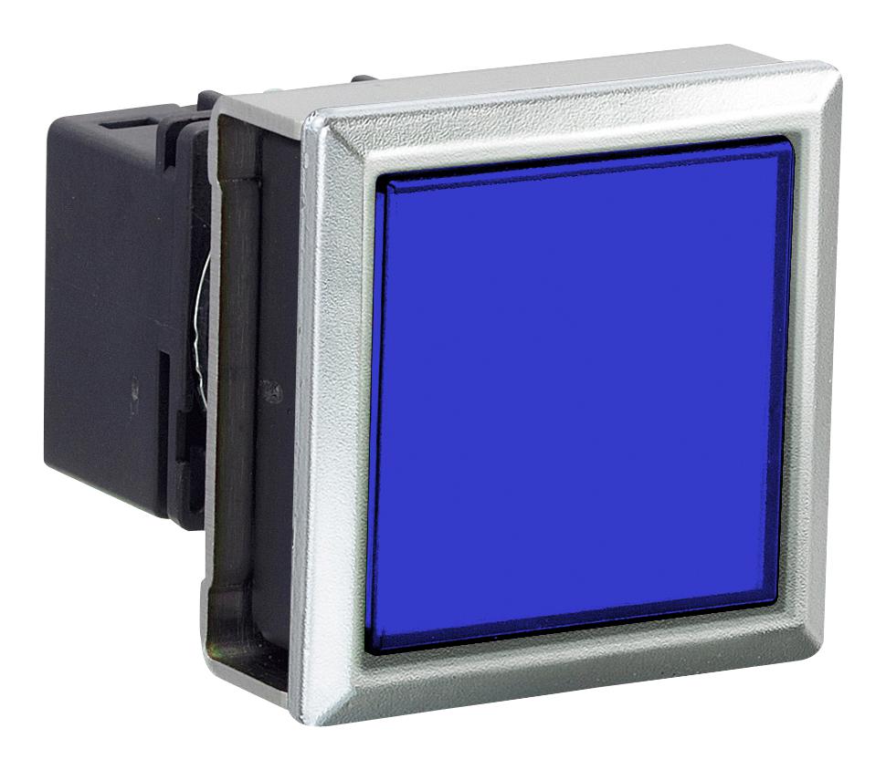 IDE Series LBW7MP1T04S: Illuminated Pushbutton Switch with White Lens