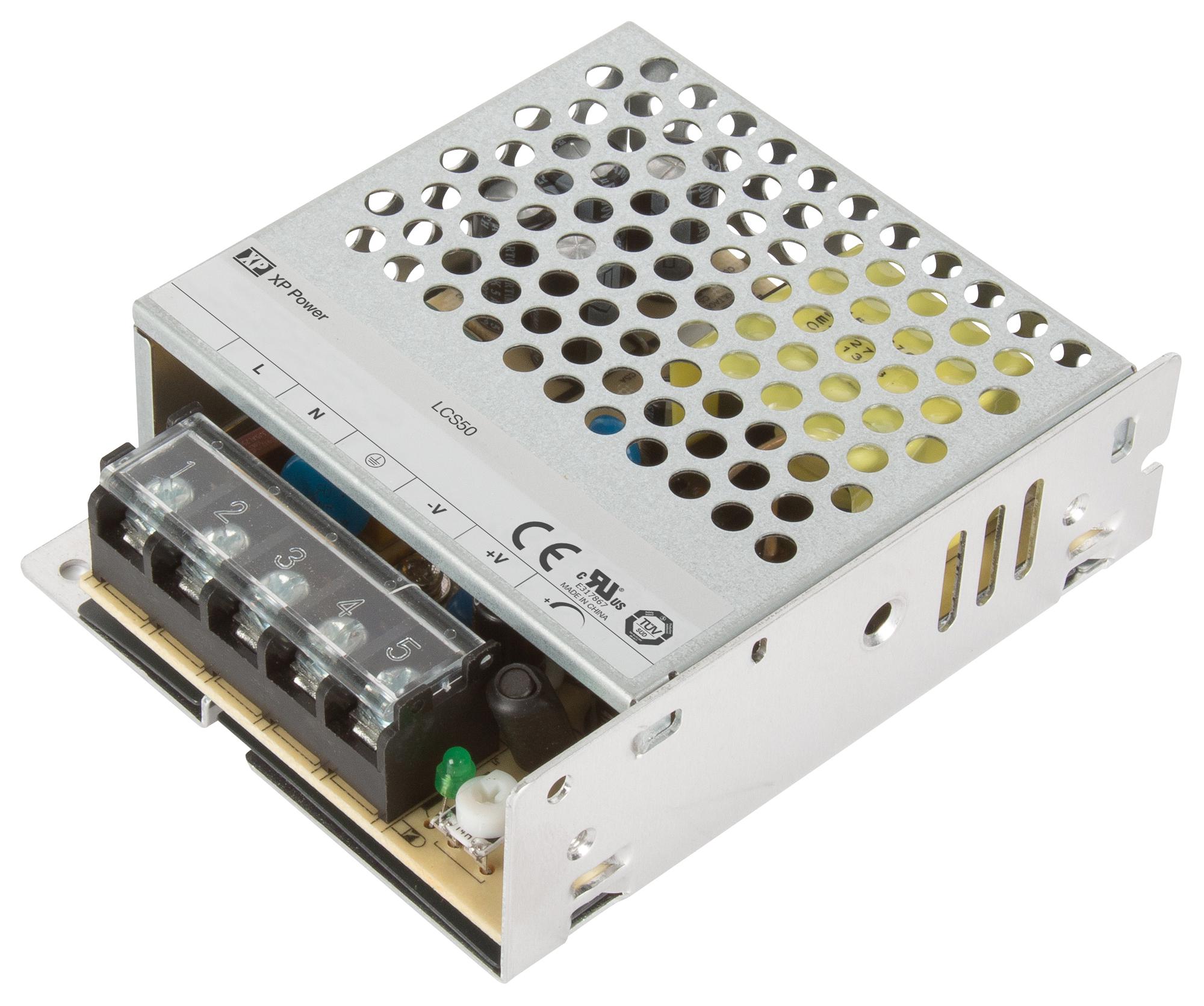 XP Power Series LCS 50W AC-DC Power Supply: LCS50US36
