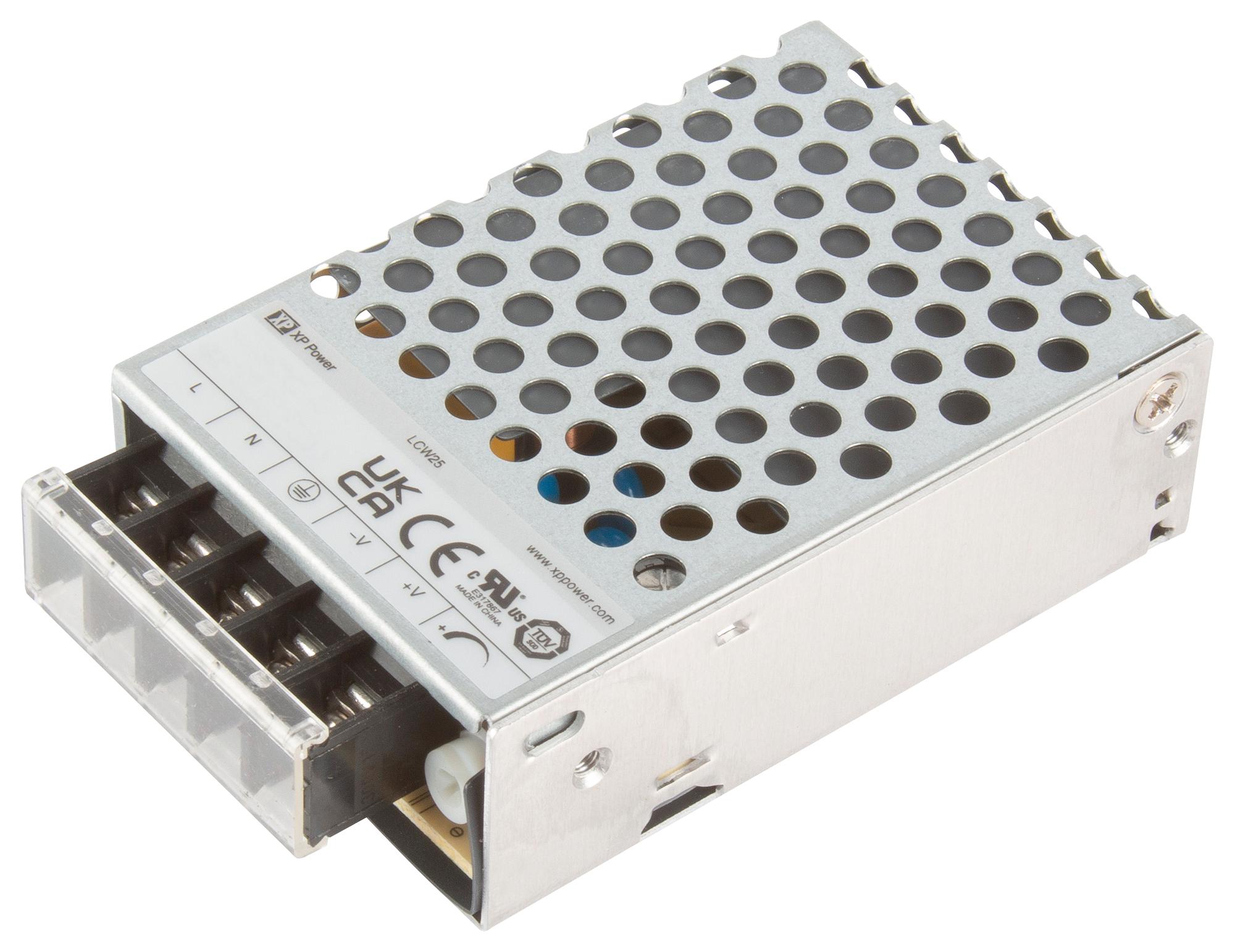 XP Power Series LCW25 25W Convection AC-DC Power Supply: LCW25US03