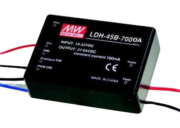 MEAN WELL LDH-45B-700D – Reliable LED Driver for Industrial Applications