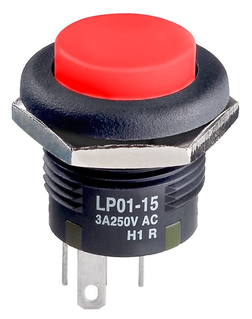 NKK Series LPO1 Illuminated Pushbutton: LP0115CCKW015CB