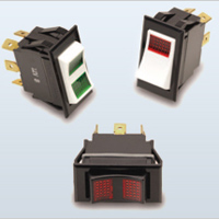 LTIGK04-1L-BL-RC-A/125N CARLING TECHNOLOGIES Rocker Switch | myMectronic