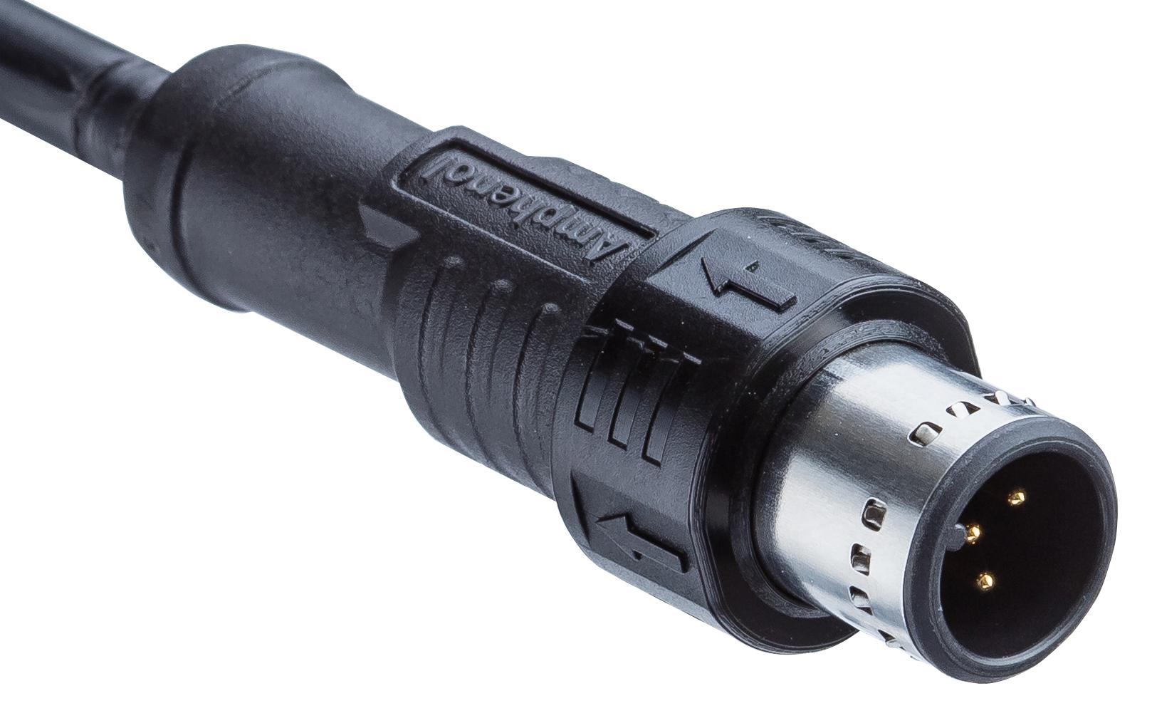 M12B-05BMMM-PL8D04 AMPHENOL LTW M12 Push Pull Cable Connector | myMectronic