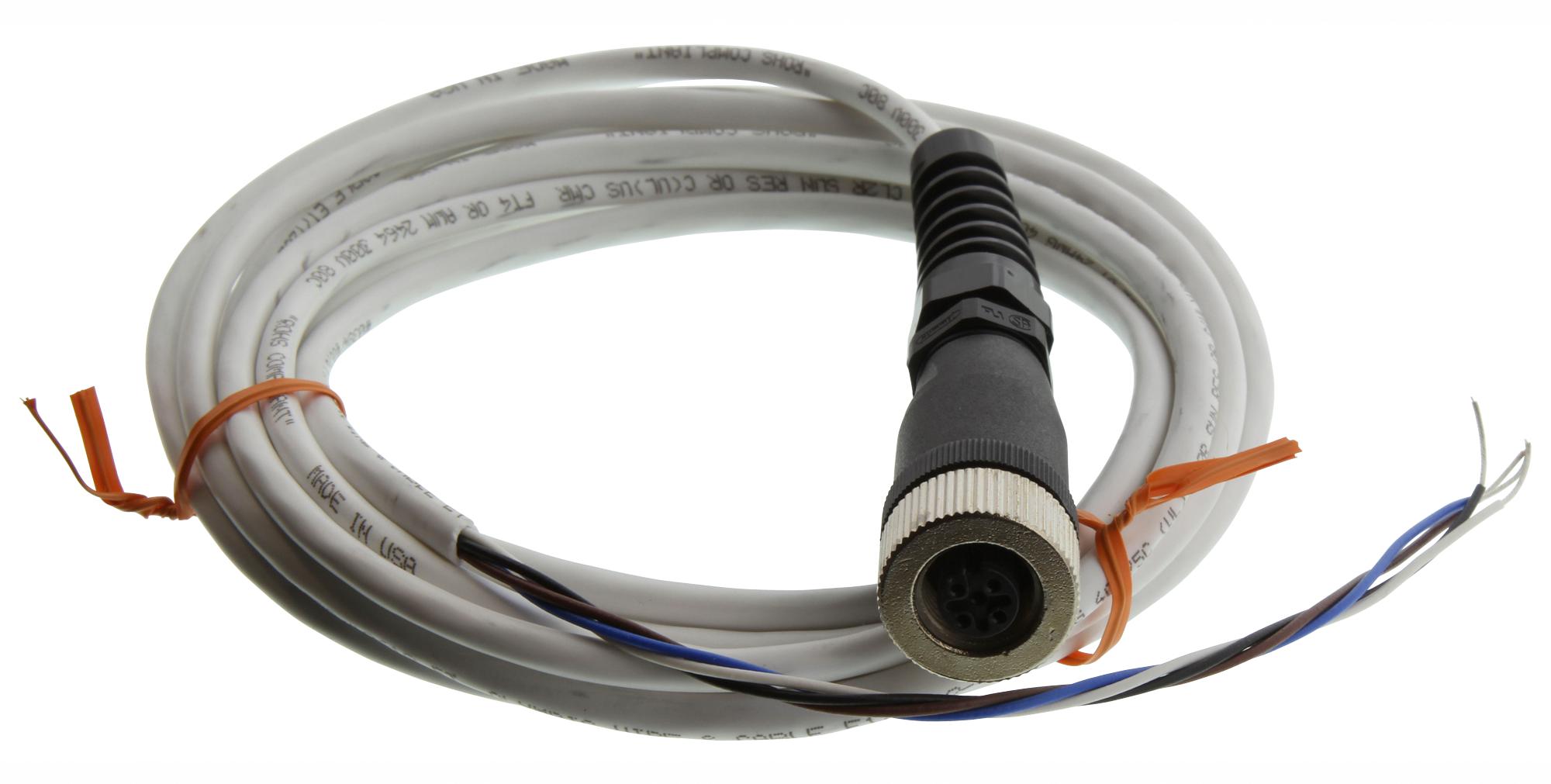 Industrial Series Sensor Cables: M12CFM-P24STPC-RFSR-MINIDIN-3