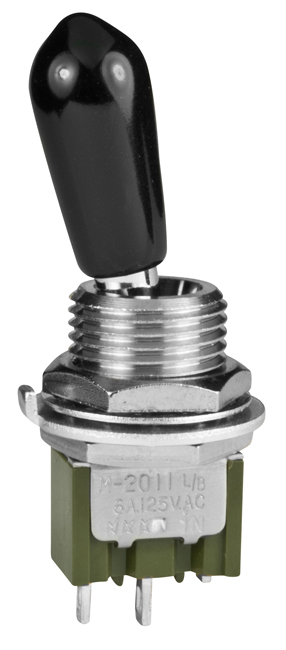Buy NKK Series M Miniature Toggle Switch Part Number M2011B2B1W01VA Online