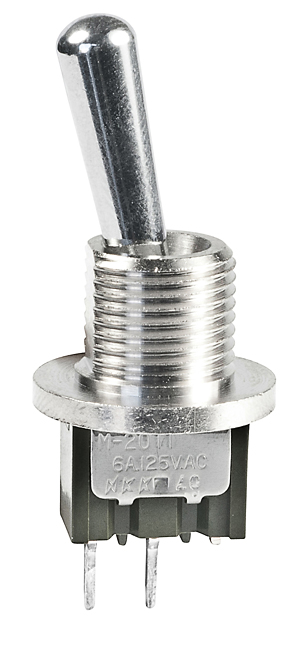 NKK Series M Miniature Toggle Switch: M2011B2B3W03