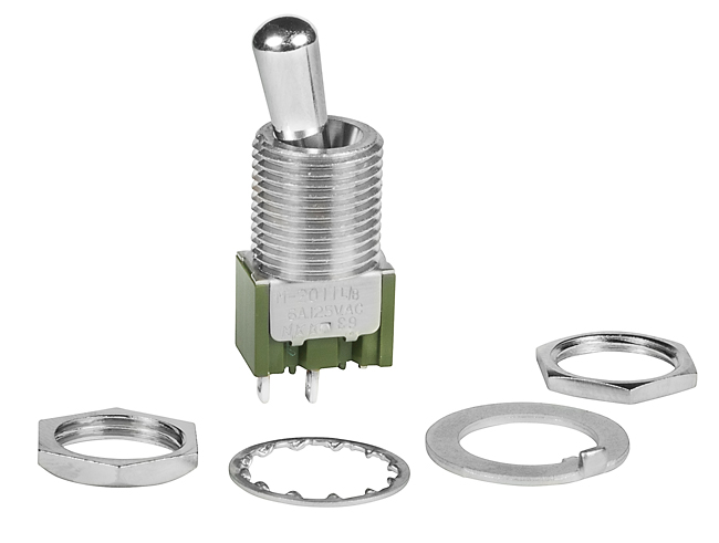 Buy NKK Miniature Toggle Switch Part Number M2011BB1W01 Online