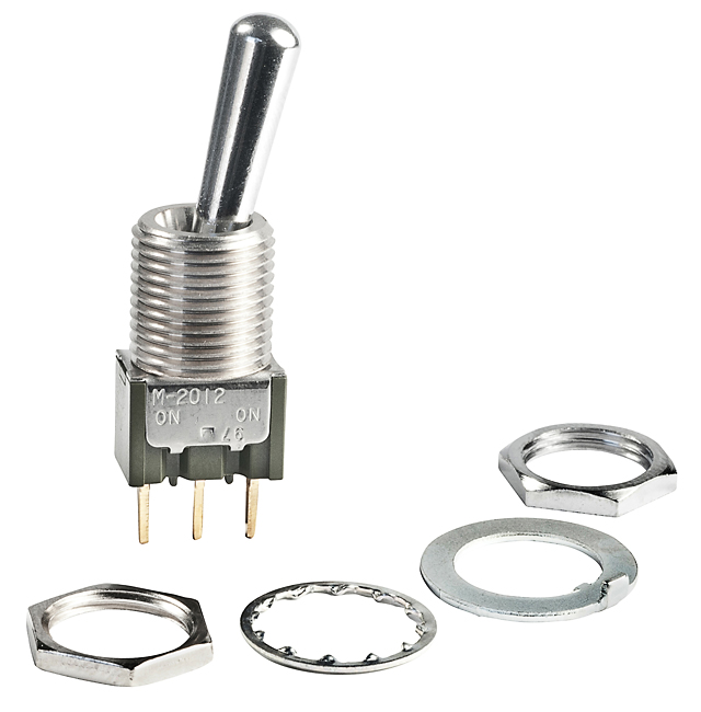 NKK Series M Miniature Toggle Switch: M2012B2B1G03