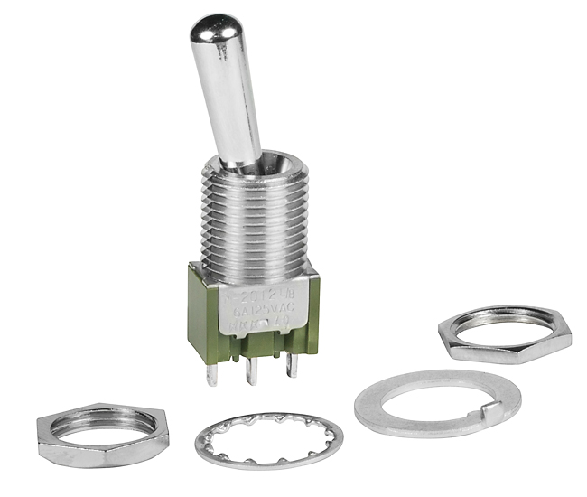 NKK Series M SPDT Toggle: M2012B2B1W01
