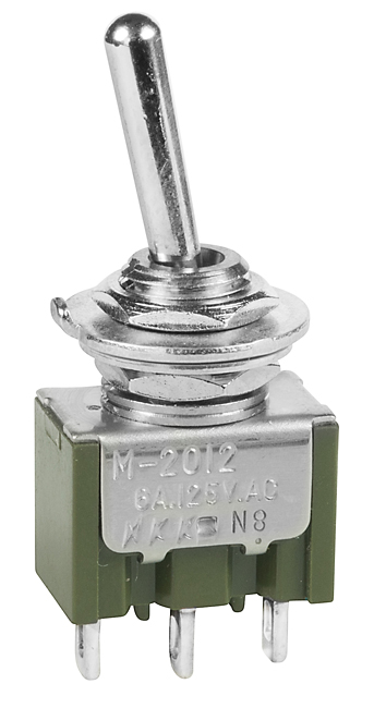 NKK Series M Miniature Toggle: M2012SA1W01