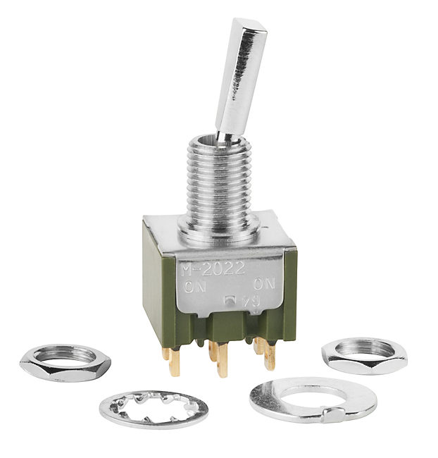 NKK Series M2022ES1G01 Toggle Switch Reliable Multi-Function Circuit Control