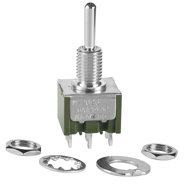 NKK Series M Miniature Toggle Switch: M2023SS4W01