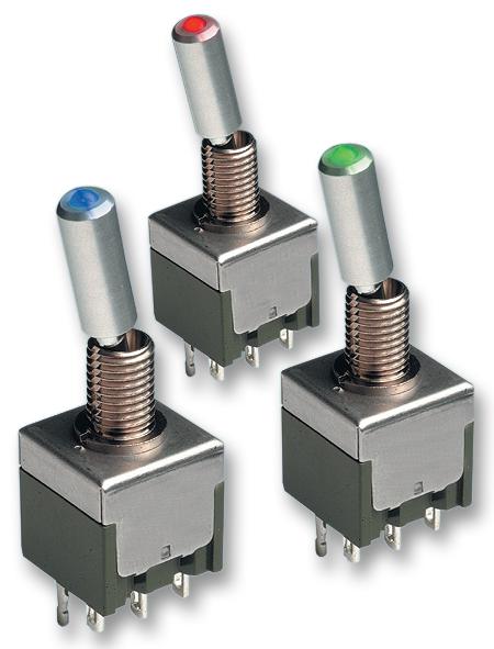 Nihon Kaiheiki Series M2100 LED Toggle Switch: M2113TCFW01