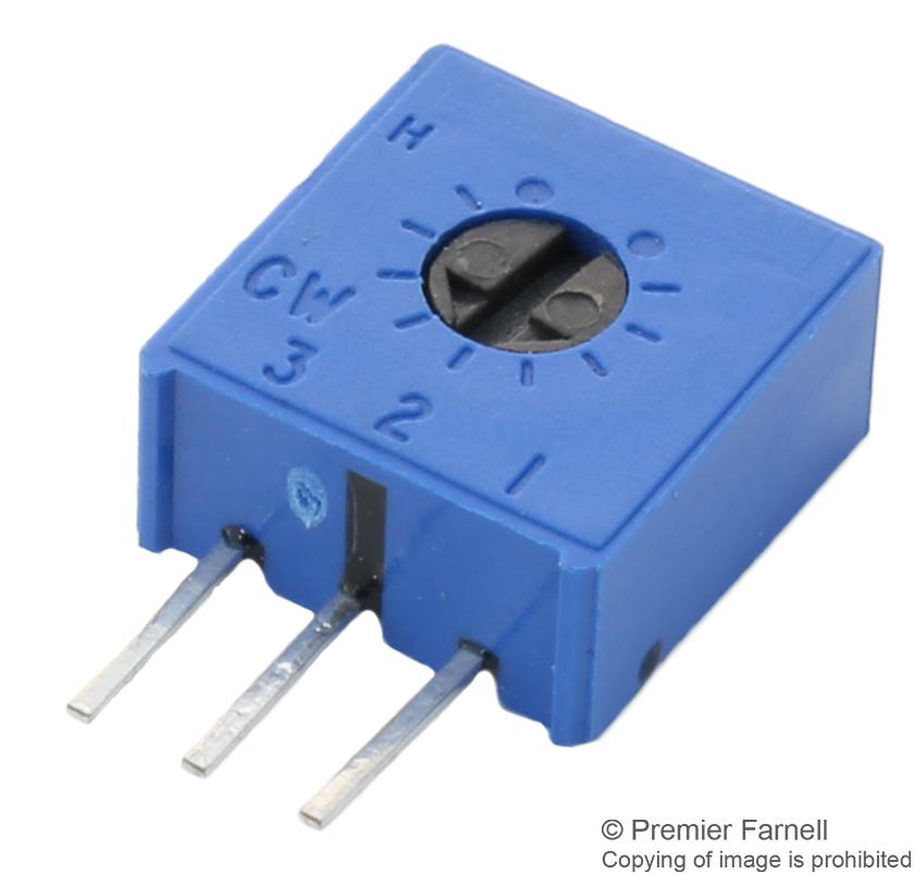 Buy Vishay Spectrol Single-Turn Cermet Trimmer Part Number M63S102KB40 Online