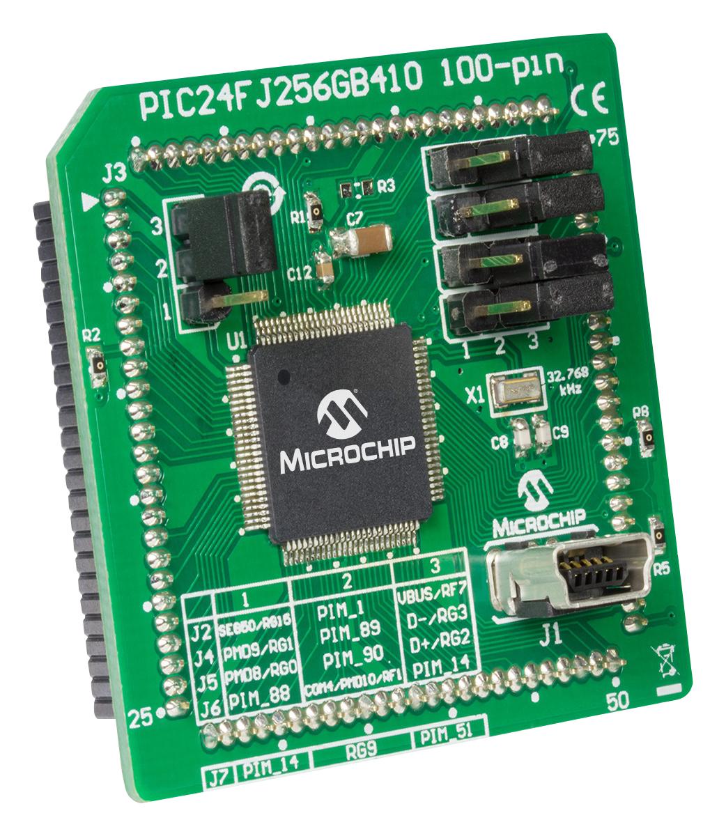 Microchip Series PIC24FJ256GB410 Plug-In Module: MA240038