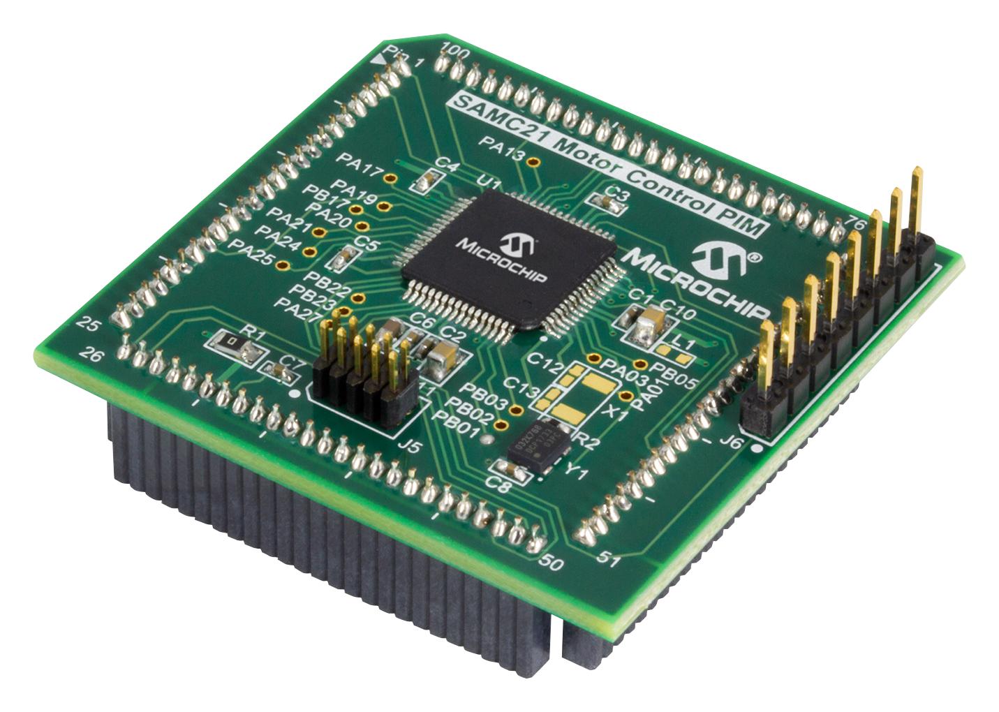 Microchip Series SAM C Cortex-M0+ Motor Control Module: MA320206