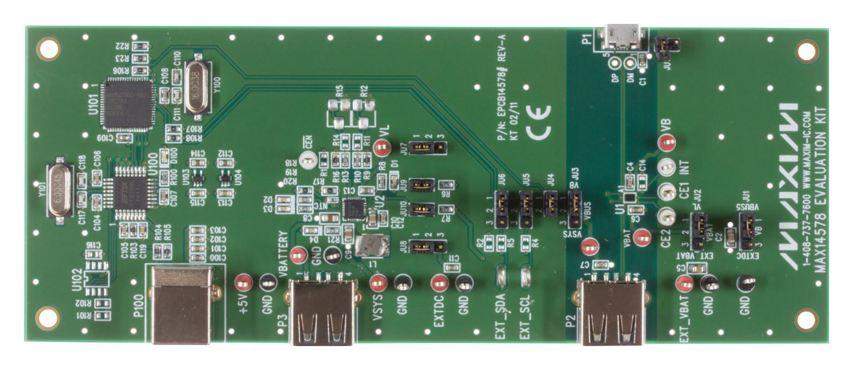 Maxim Series MAX14578 Charger Detector Kit: MAX14578EVKIT